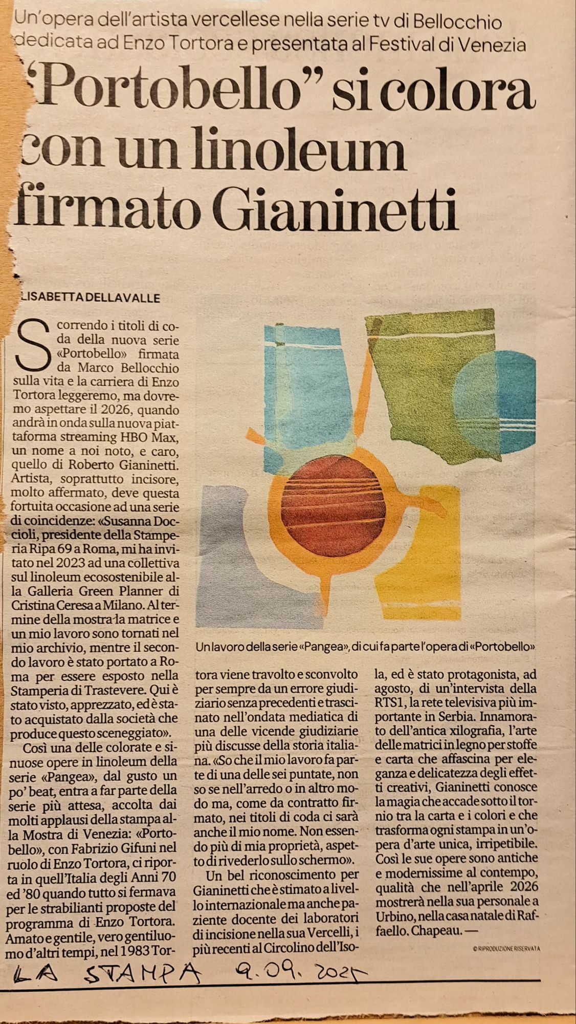 









La Stampa 09.09.25 Elisabetta Dellavalle